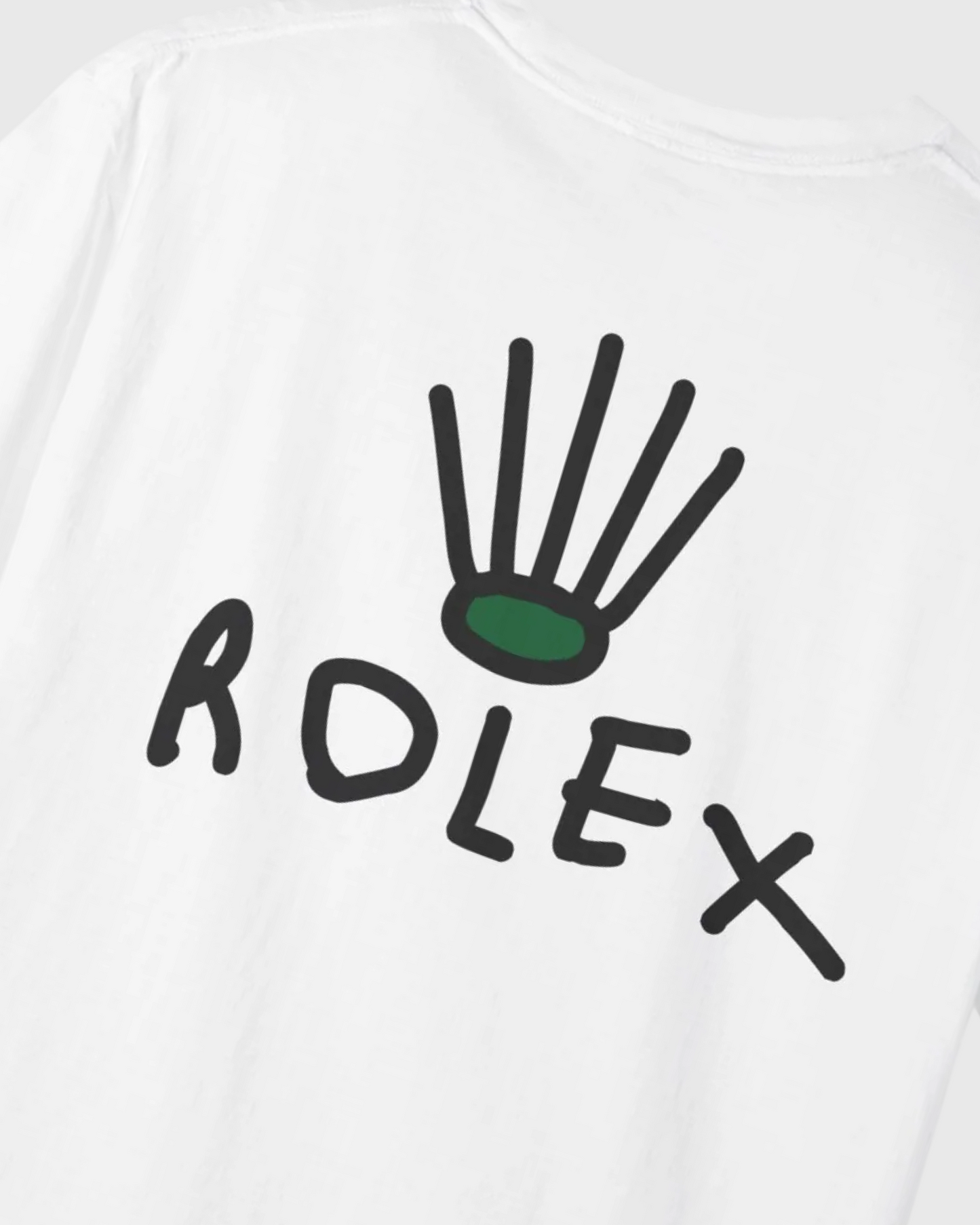 Hand-Drawn Rolex Crown Tee