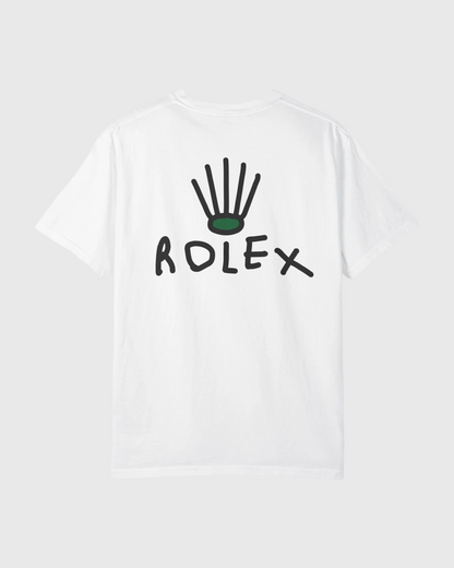 Hand-Drawn Rolex Crown Tee