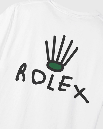 Hand-Drawn Rolex Crown Tee
